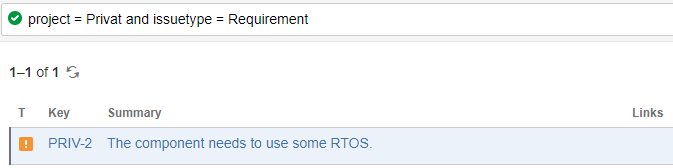 Jira JQL filter for requirements without links