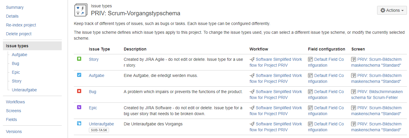 Creating Custom Issue Types for JIRA