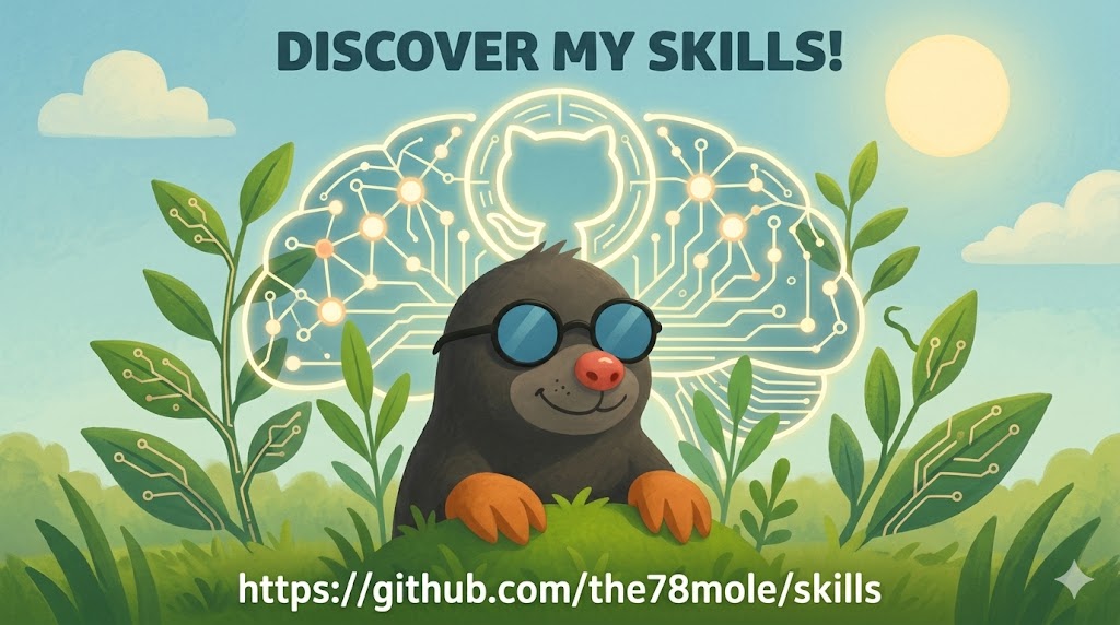 Teaching the AI Mole – GitHub Copilot Skills for Nuxt Blogs